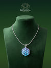 Pendentif fleur de vie en labradorite – gardienne des énergies