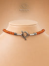 Collier en cornaline