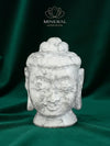 Grande statue - Tête de bouddha en Howlite