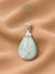 Pendentif goutte en Jade