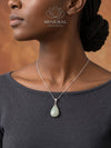 Pendentif goutte en Jade
