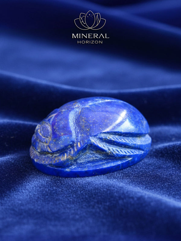 Amulette - Scarabée en lapis-lazuli
