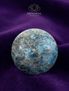 Grande sphère en apatite bleue