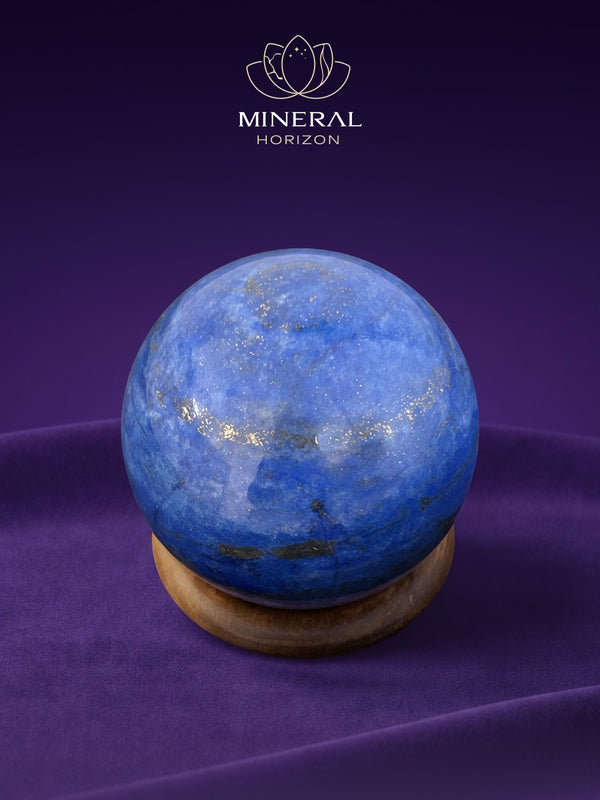 Sphère en lapis-lazuli – le bleu de l'infini