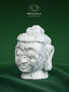 Grande tête de Bouddha en howlite – refuge de quiétude