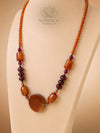 Collier en cornaline