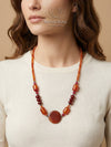 Collier en cornaline