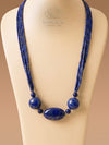 Collier en lapis-lazuli – reflets d'infini
