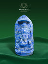 Grande Statue Ganesh en Lapis-Lazuli – Gardien des Nouveaux Horizons