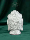 Grande statue - Tête de bouddha en Howlite