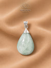 Pendentif goutte en Jade