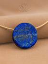 Pendentif rond en lapis-lazuli – l'art du contraste