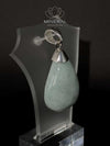 Pendentif goutte en Jade