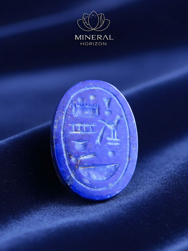 Amulette - Scarabée en lapis-lazuli